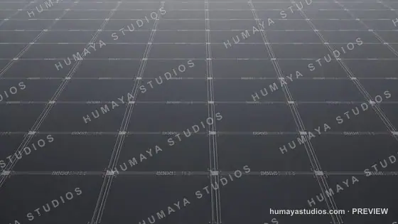 Silicon Wafer Microchip Semiconductor Die Manufacturing Grid Pattern
