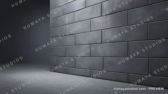 Modern Dark Grey Tile Wall Studio Background