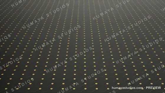 Circuit board pattern with gold dots and lines